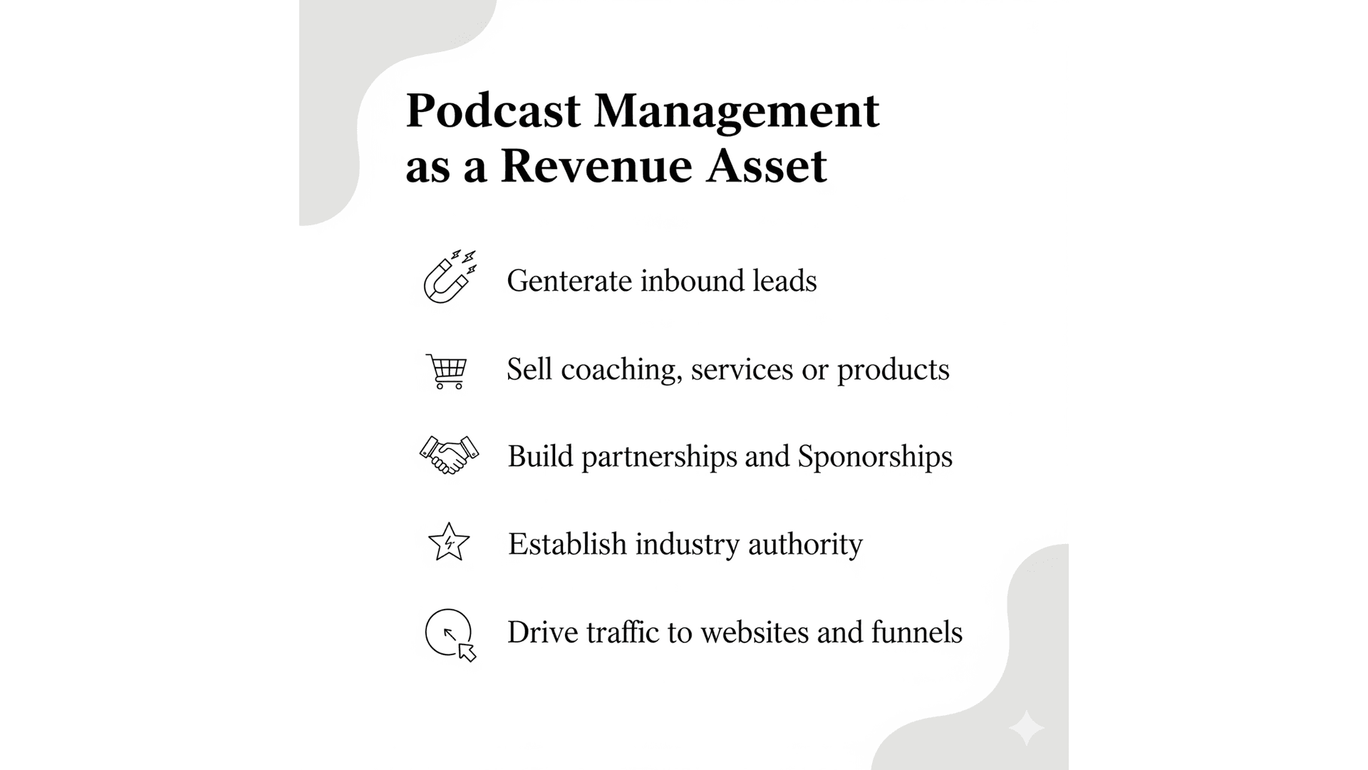 Podcast Management as a Revenue Asset