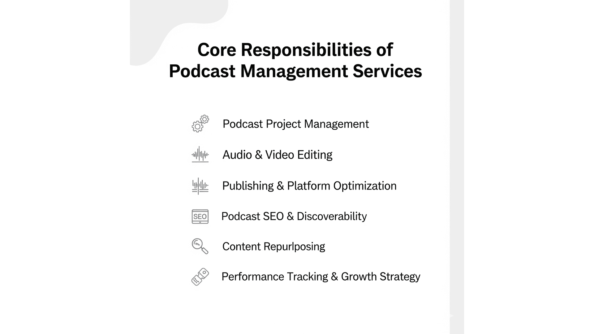 Core Responsibilities of Podcast Management Services